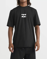 All Day Wave Short Sleeve Rashguard - Black