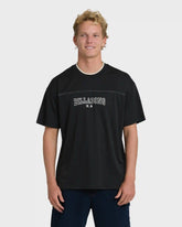 A.I. Mesh Jersey Short Sleeve T-Shirt - Black