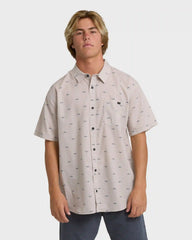 Sundays Mini Short Sleeve Woven Shirt - Ash Rose