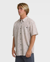Sundays Mini Short Sleeve Woven Shirt - Ash Rose