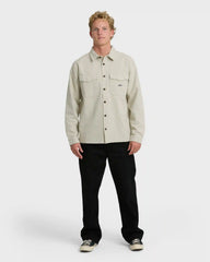 Bad Dog Long Sleeve Flannel Shirt - Chino