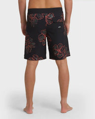 Sundays Pro 19" Boardshorts - Black Multi - Black