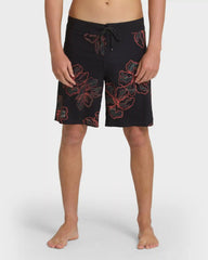 Sundays Pro 19" Boardshorts - Black Multi - Black