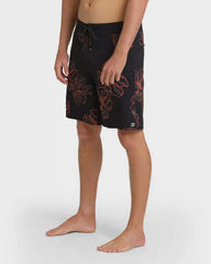 Sundays Pro 19" Boardshorts - Black Multi - Black