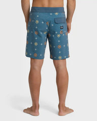 Sundays Pro 19" Boardshorts - Real Teal Multi - Real Teal