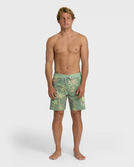 Good Times Lo Tide 18" Boardshorts - Sea Spray Multi - Sea Spray