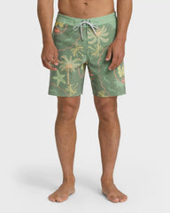 Good Times Lo Tide 18" Boardshorts - Sea Spray Multi - Sea Spray