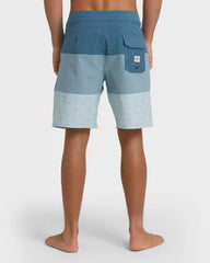 Tribong Lo Tide 19" Boardshorts - Blue Fog Multi - Blue Fog