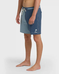 Sunset Lo Tide 19" Boardshorts - Blue Fog Multi - Blue Fog