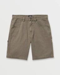 Bad Dog 21" Workwear Shorts - Brown