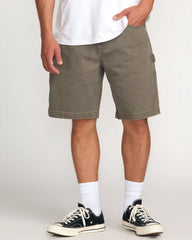 Bad Dog 21" Workwear Shorts - Brown