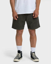 Larry Layback 19" Cord Shorts - Dark Gray