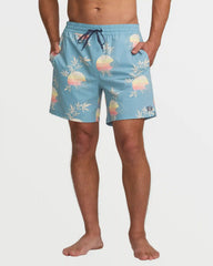 Good Times Layback 16" Trunks - Washed Blue