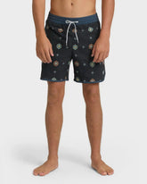 Seventy Three Layback 16" Trunks - Navy