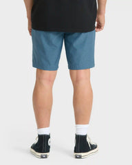 Crossfire Submersible 19" Hybrid Shorts - Blue Fog