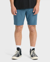 Crossfire Submersible 19" Hybrid Shorts - Blue Fog