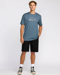Beach Club Premium Short Sleeve T-Shirt - Steel Blue