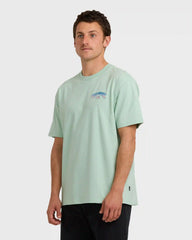 Wax Arch Regular Short Sleeve T-Shirt - Seafoam