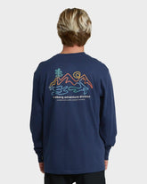 Range Adiv Premium Long Sleeve T-Shirt - Dark Blue