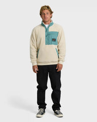 Boundary Peak Mock Neck Sherpa Fleece - Oatmeal