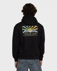 Haleiwa Rising Sun Pullover Hoodie - Black