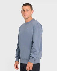 Rhodes Crewneck Sweatshirt - Denim Chambray