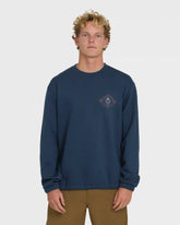 Compass Crewneck Sweatshirt - Dark Blue