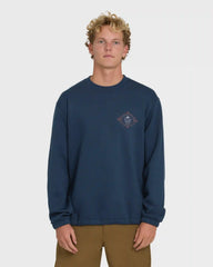 Compass Crewneck Sweatshirt - Dark Blue