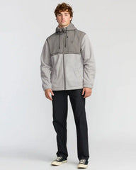 Boundary Lite Zip Sweatshirt - Gray Heather