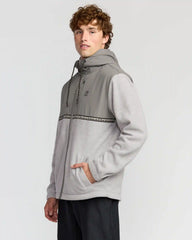Boundary Lite Zip Sweatshirt - Gray Heather