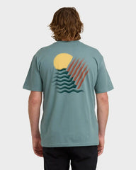 Canyons Regular Short Sleeve T-Shirt - Sea Blue