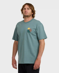 Canyons Regular Short Sleeve T-Shirt - Sea Blue