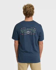 Heritage Arch Premium Short Sleeve T-Shirt - Dark Denim