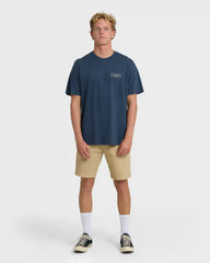 Heritage Arch Premium Short Sleeve T-Shirt - Dark Denim