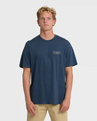 Heritage Arch Premium Short Sleeve T-Shirt - Dark Denim