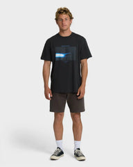 Night Surf Premium Short Sleeve T-Shirt - Black Vintage