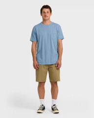 Essential Premium Wave Wash T-Shirt - Denim