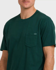 Essential Premium Wave Wash T-Shirt - Forest