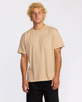 Essential Premium Wave Wash T-Shirt - Light Khaki