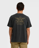 Wingspan Garage Regular Short Sleeve T-Shirt - Washed Black
