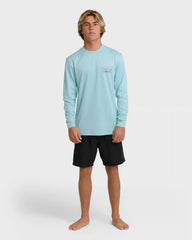 Runner Long Sleeve Surf Tee - Blue Heather