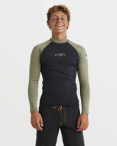1mm Absolute Natural Long Sleeve Jacket - Military