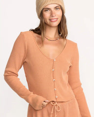 Paxton Long Sleeve Top - Sunburnt