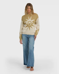 Reverse Heat Sweater - Green Ash