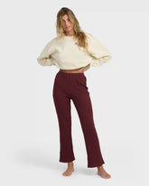 Fever Twist Knitpants - Pinot