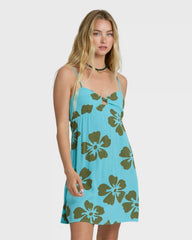 Last Sunset Mini Dress - Ocean Spray