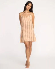 90s Babe Mini Dress - Sunstone