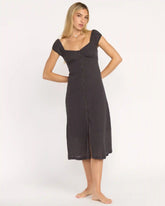 Distant Tides Dress - Black Sands