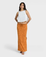 Vacation Dreams Skirt - Tangerine