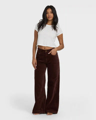 Uncut Cordpants - Teak